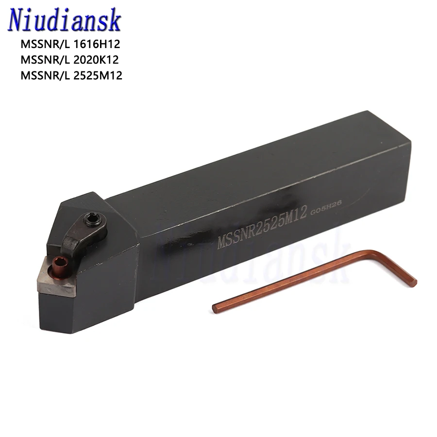 

MSSNR1616H12 MSSNR2020K12 MSSNL Lathe Tools 16mm 20mm 25mm CNC External Turning Tool Holder for Carbide Inserts SNMG120408 Tools