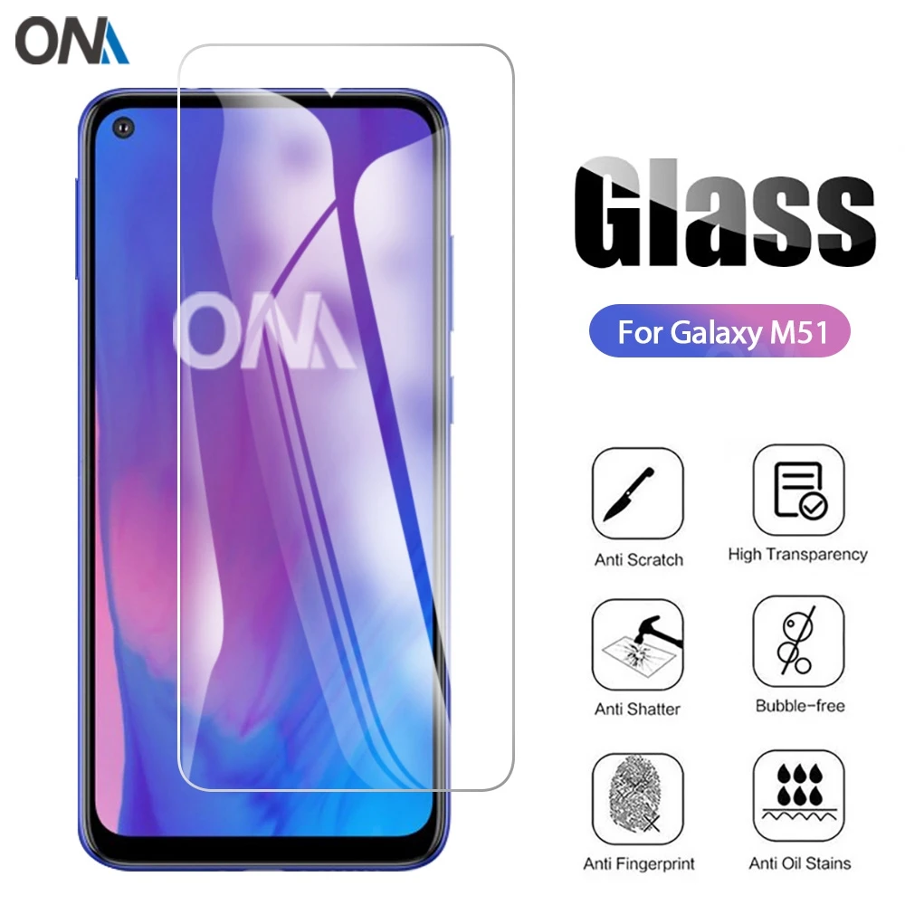 10 шт закаленное стекло для Samsung Galaxy M51 протектор экрана 9H Премиум Закаленное