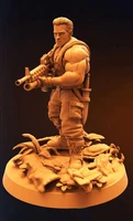 124 75mm 118 100mm resin model kits jungle warrior soldier figure sculpture unpainted no color rw 356