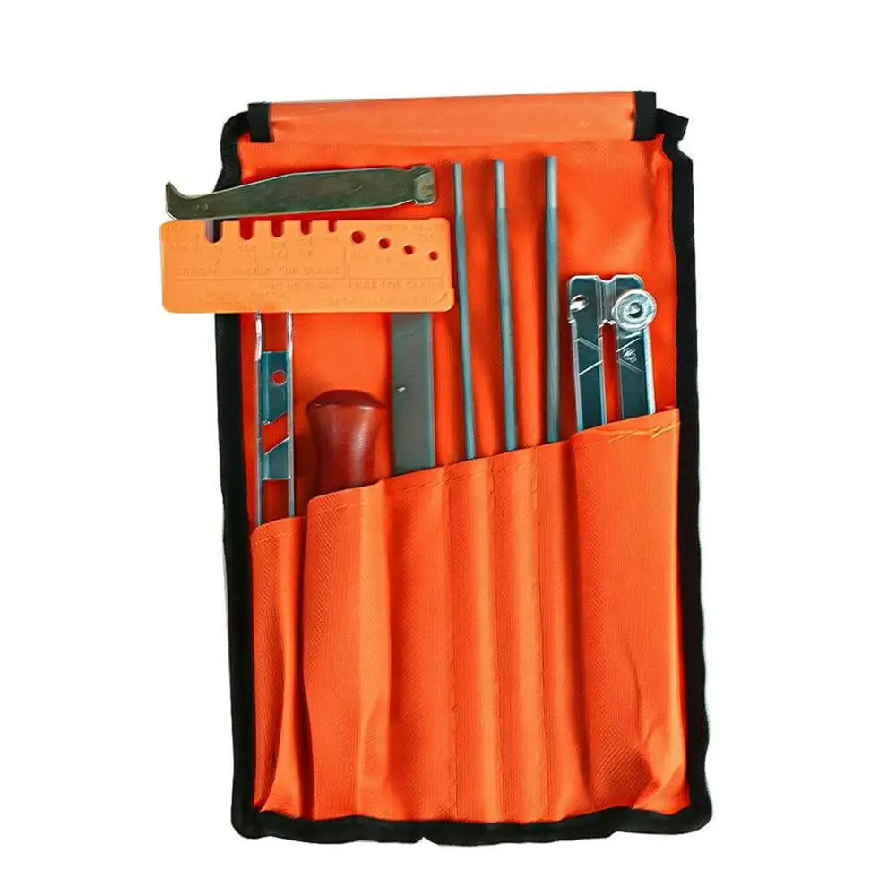 

10 Pcs Chainsaw Accessories Durable Suit Chain Sharpening Tool Bag Sharpening Tool Practical Blade File