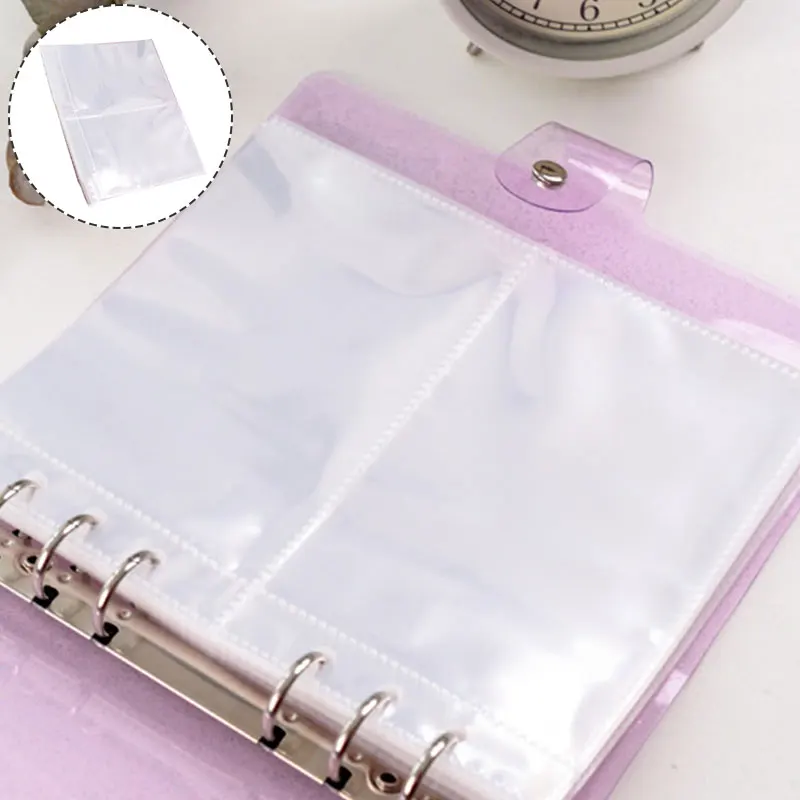 Transparent Album Pages Card Sleeves Storage Holder Photo | Дом и сад