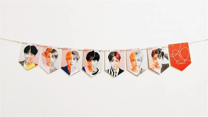 KPOP дважды GOT7 WANNA ONE BANGTAN мальчики с веревкой мальчик с Luv стены баннер карта душа Persona JUNG KOOK JIMIN - Цвет: 15
