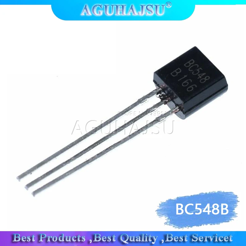 100 шт. BC548B TO-92 BC548 TO92 548B Новый триодный транзистор | Электронные компоненты и