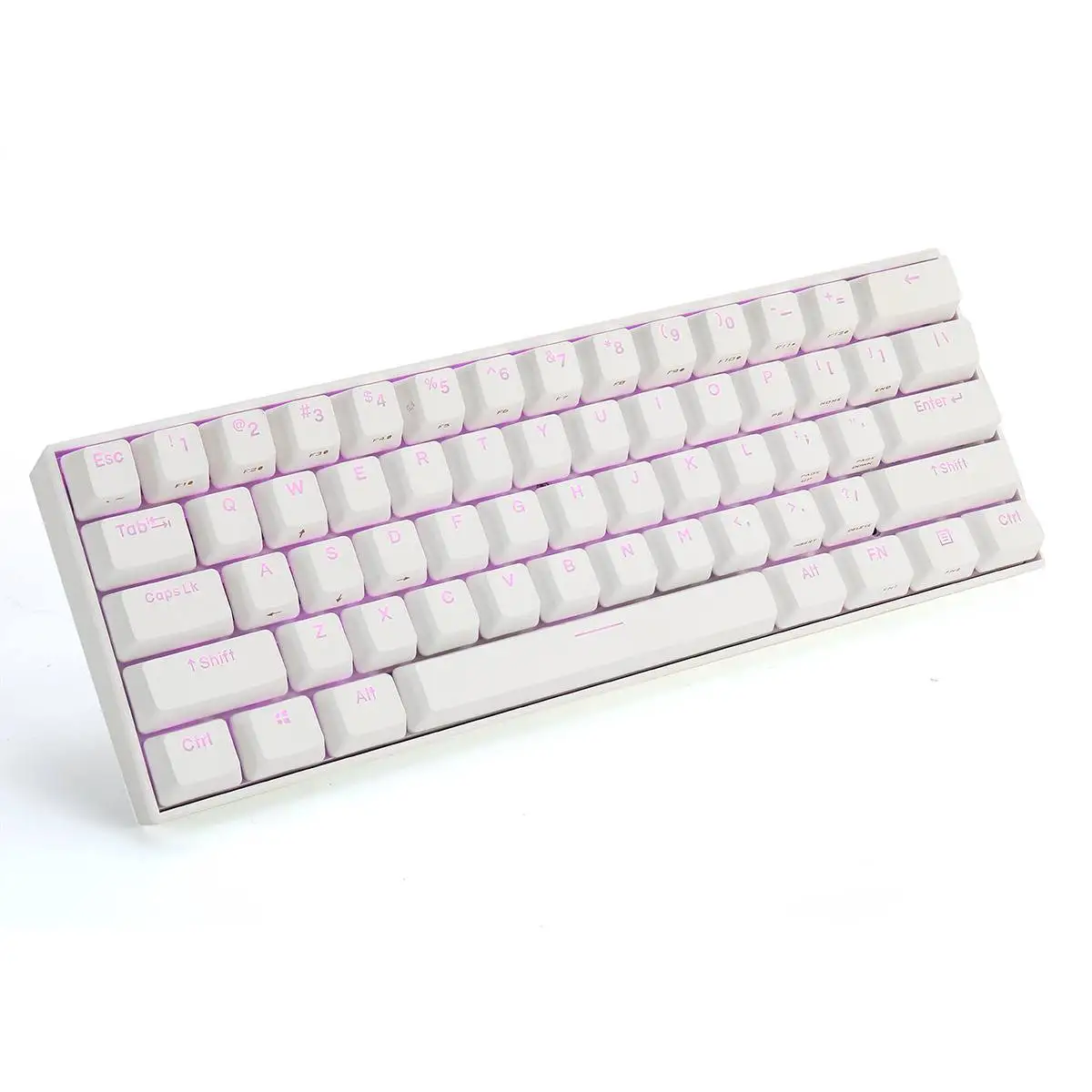 

FEKER 60% NKRO 61 Keys Mechanical Gaming Keyboard bluetooth 5.0 Type-C RGB PBT Keycap Outemu Switches for Mechanical Keyboard