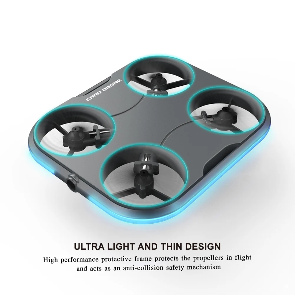 Pocket Button HD Quadcopter Face Recognition Optical Flow RC Drone Air Photographer Follow 4 Channel USB Charging Easy Operate | Игрушки и