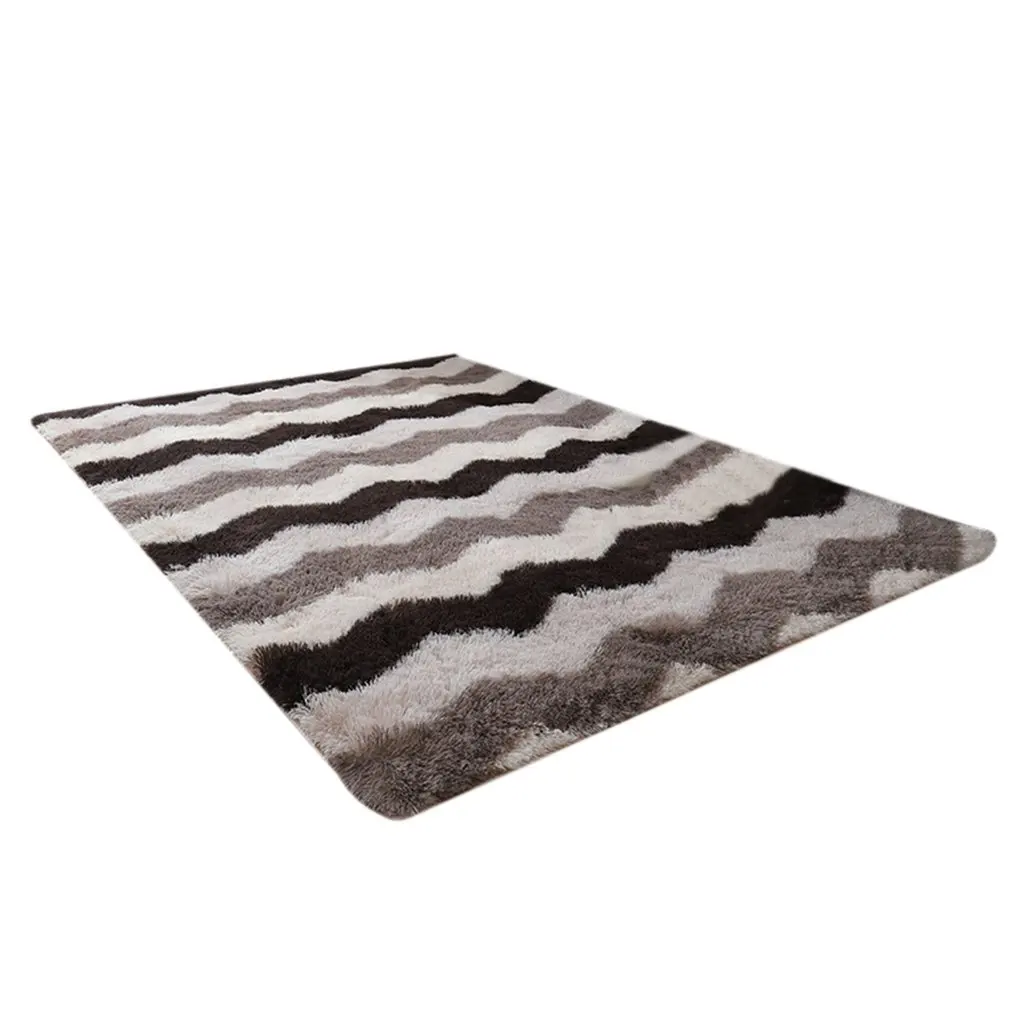 

Tie-dyed Carpet Wave Pattern Long Hair Washable Carpet Suitable For Living Room Coffee Table And Bedroom Bedside