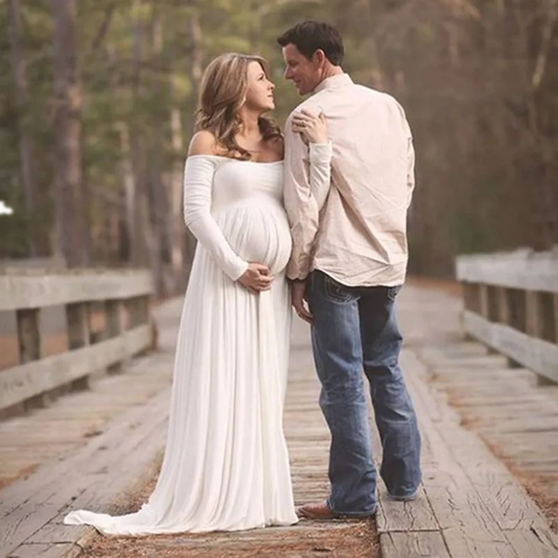 

Maternity Dresses For Photo Shoot Chiffon Pregnancy Dress Photography Props Maxi Gown Dresses For Pregnant Women Clothes 2018