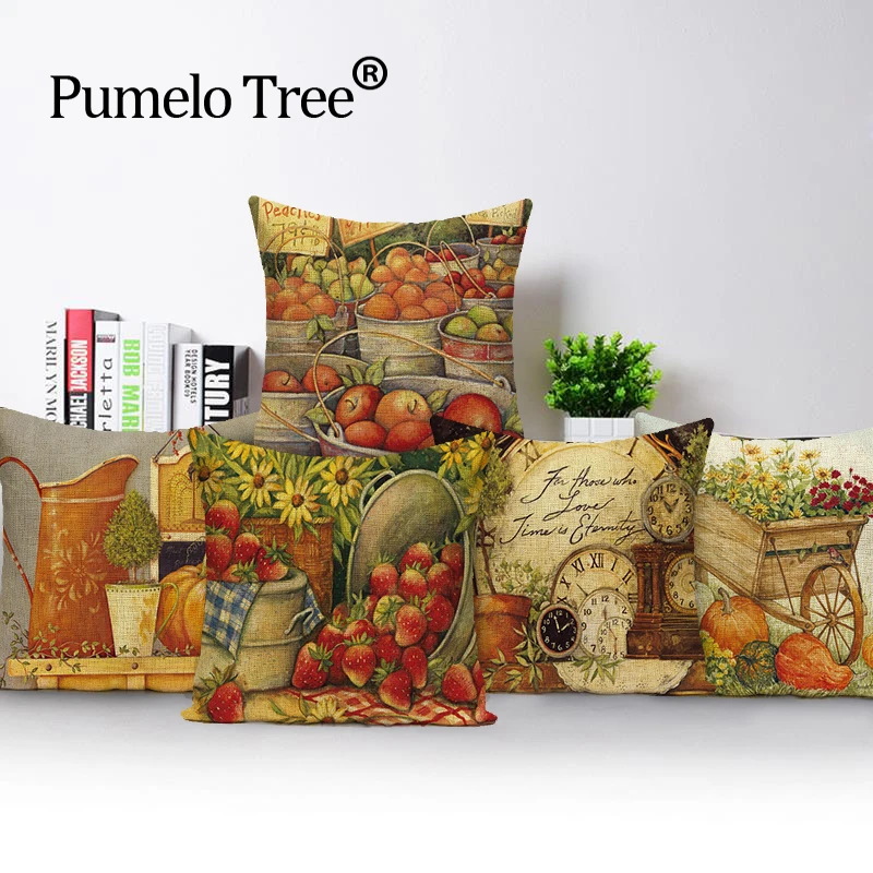 Романтическая наволочка для подушки в деревенском стиле обеденной украшение из