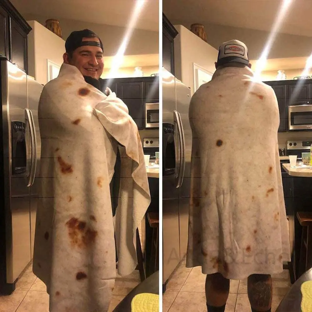 Постельные принадлежности кукуруза тортилья одеяло Пита Лаваш мягкое для