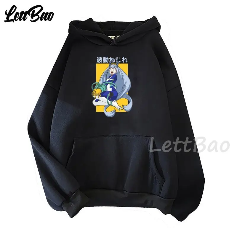 

Модная Милая модная уличная одежда My Hero Академия Женская толстовка осень-зима теплый флисовый свитшот с длинными рукавами