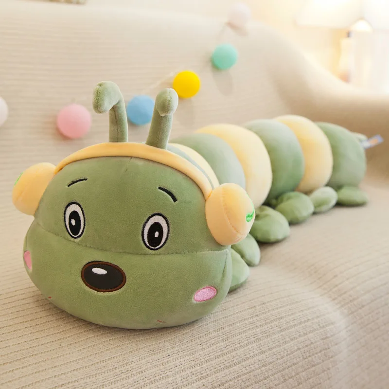 [Новое] 40 ~ 90 см красочные рисунками из мультфильмов caterpillar плюшевые игрушки куклы