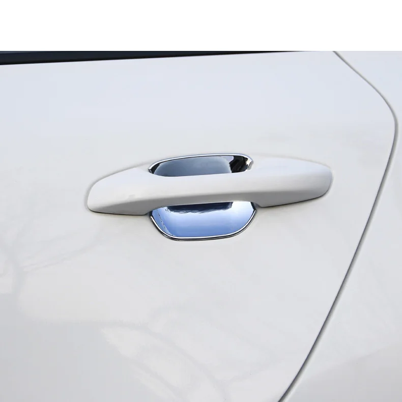 

Chrome Carbon Fiber Door Handle Cover Trim Sticker Overlays For Kia kx cross kxcross 2017 -2020 Styling Accessories