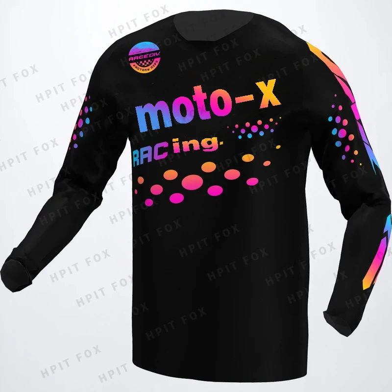 

Motorcycle Mountain Bike Team Downhill Jersey MTB Offroad DH MX Bicycle Locomotive Shirt Cross Country Mountain Bike Moto-x