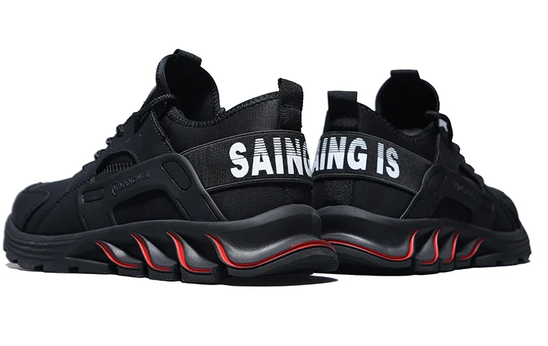 New exhibition waterproof Safety Shoes Autumn Winter Outdoor Men Steel Toe Cap Anti-smashing fashion Lightweight work Boots