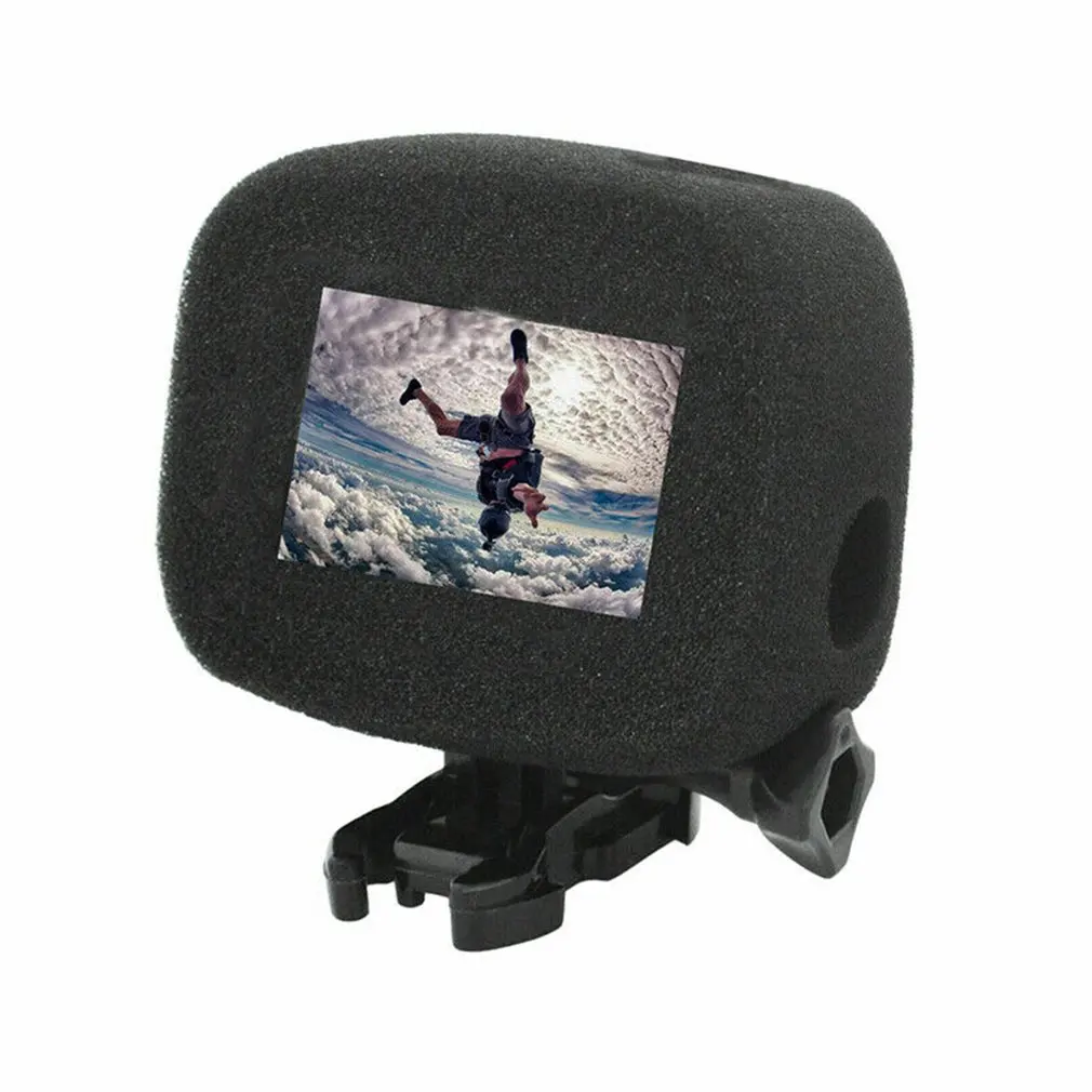 

Пенопластовый ветрозащитный пенопластовый чехол для Go-pro Hero 7 6 5 2021 черная губка для защиты камеры