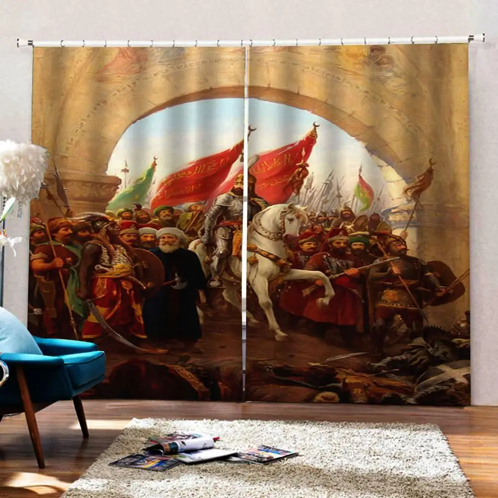 

3D curtains customize character modern curtains for living room bedroom home goods Window blackout decorative curtains