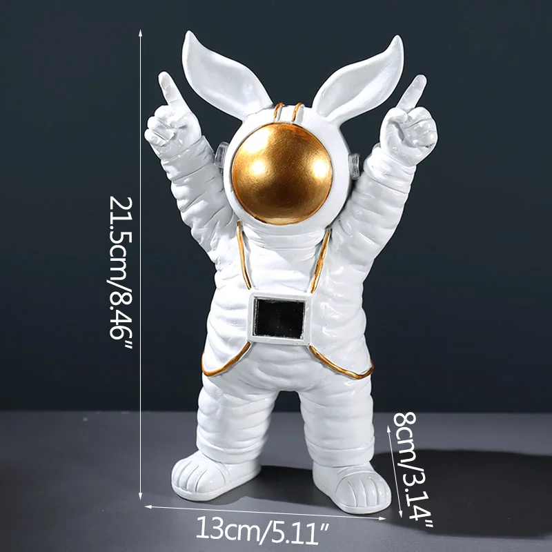 

Strongwell Nordic Space Man Model Astronaut Figurines Resin Crafts Desktop Ornaments Home Decoration Children Gift Cartoon