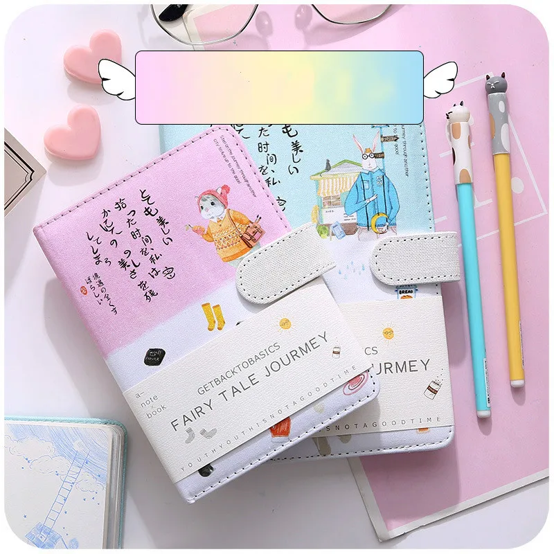 

Kawaii Animal Notebook Cute Planner Colorful Cartoon Inners Soft Cover Note Pad Diary School Supplies Agenda 2021 Journal