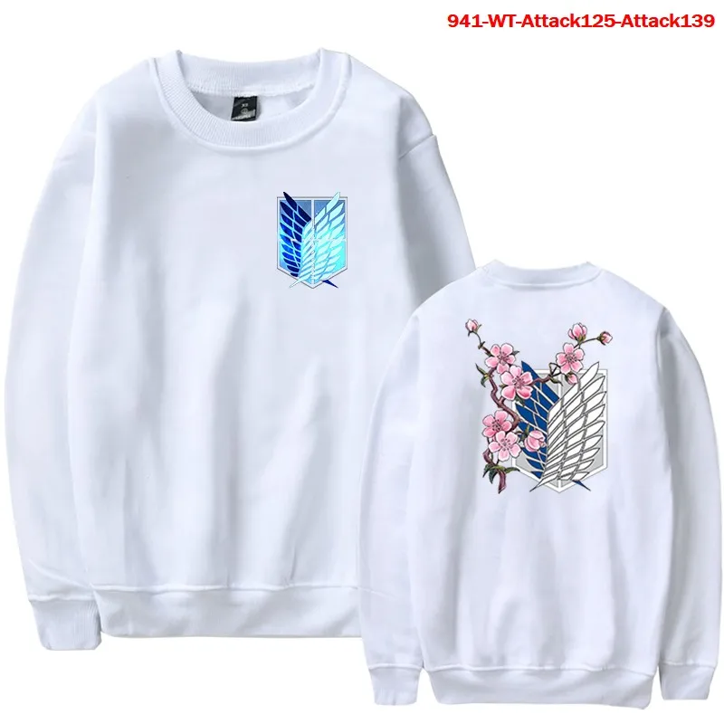 

Attack on Titan Clothes el hombre O Neck Hoodies Autumn Women Pullover Hoodie Harajuku Sportswear Amine Sweatshirt For Boy/Girl
