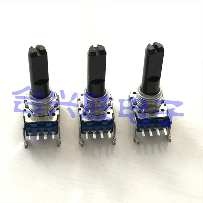 

RK11 горизонтальный поворотный потенциометр 104EW с середины оригинальный AVR40 сбалансированный потенциометр vekd2f3524m длина вала 30 мм