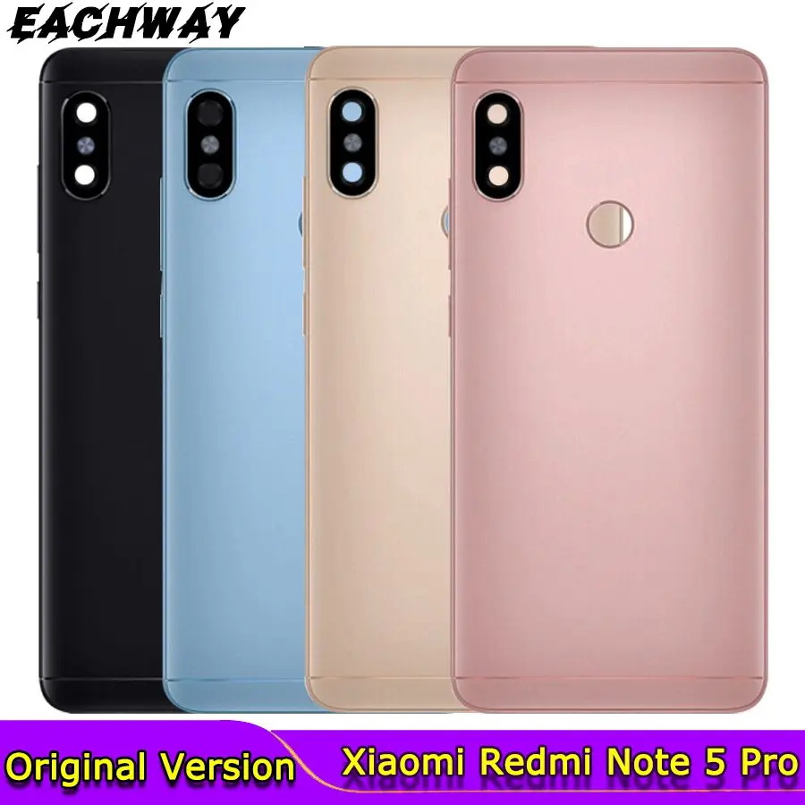 Новый оригинальный корпус для Xiaomi Redmi Note 5 Pro крышка аккумулятора запасные части