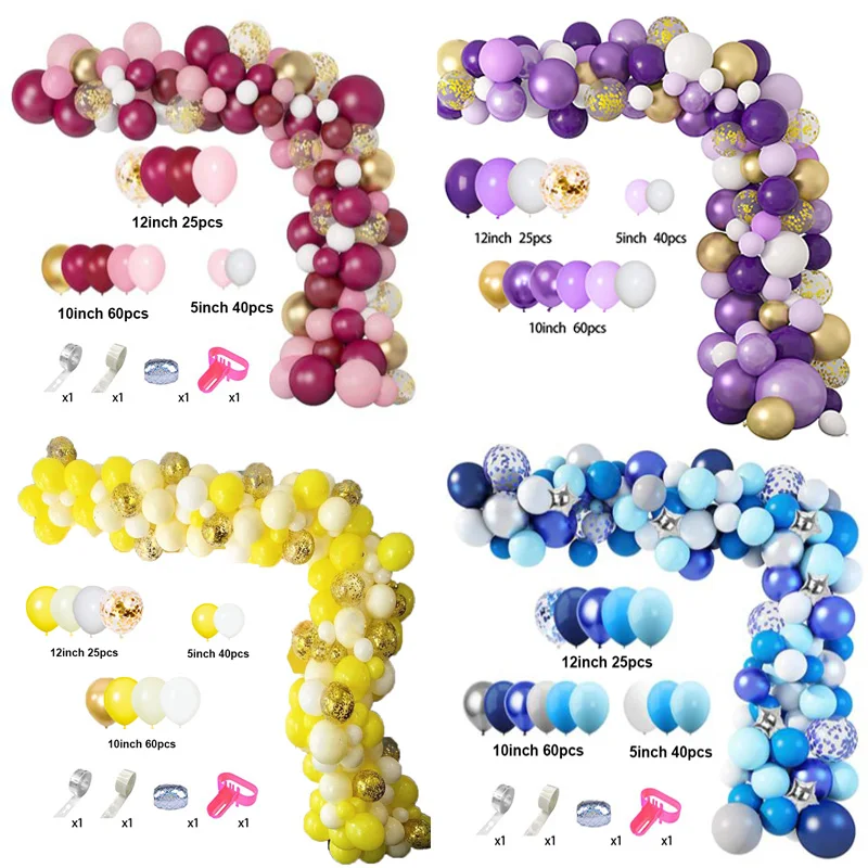 129 шт./компл. фиолетовая фотография фиолетовый синий красный желтый Conffeti