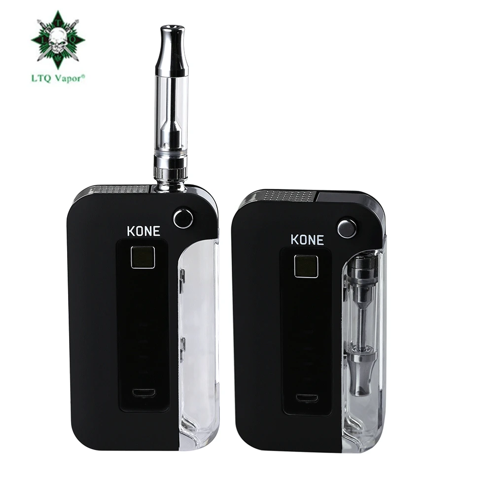 Vapor KONE Box Mod 900 мАч 510 батарея с регулируемым напряжением функция предварительного нагрева для CBD толстые масляные картриджи распылитель Vape Kit