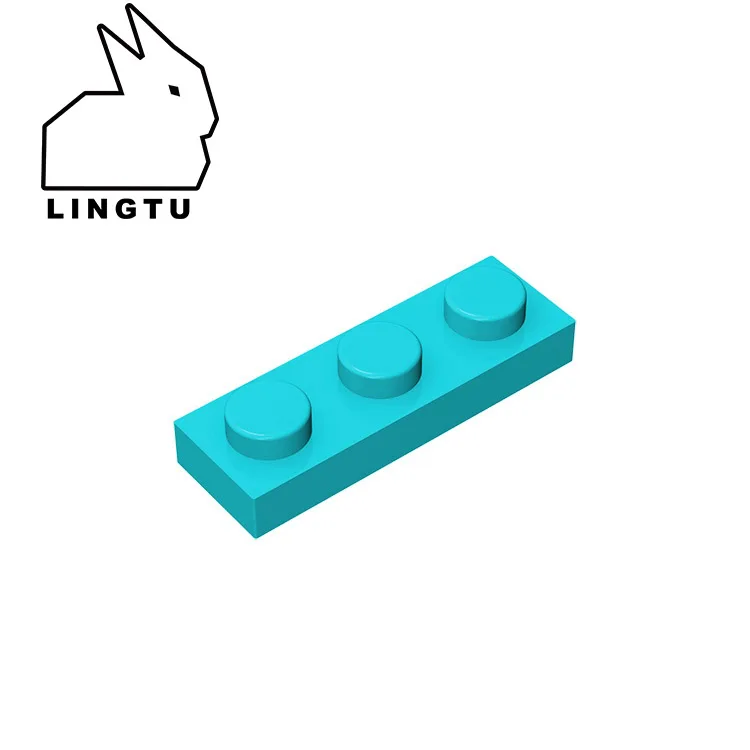 LINGTU строительный блок для бренда Fro Lego 3623 1x3 пластин Развивающие детские
