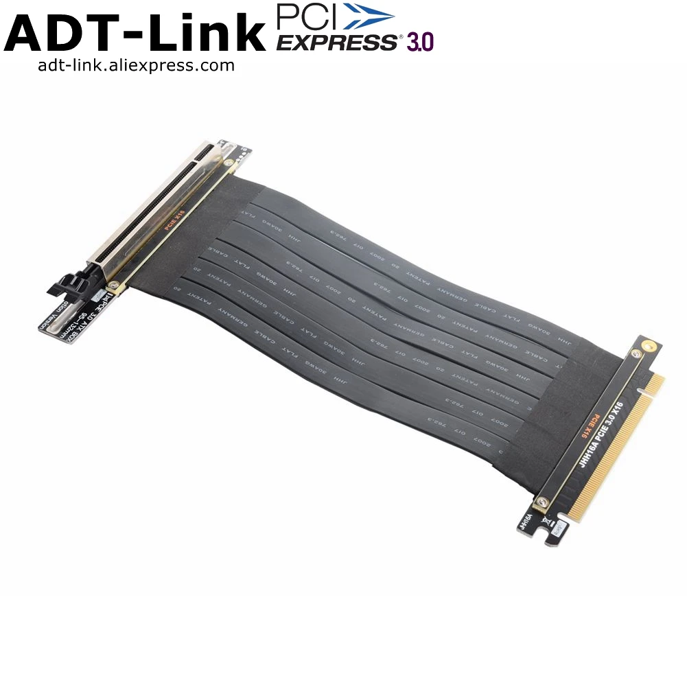 Удлинитель PCIe 3 0 GEN3 PCI-E 16X к X16 GPU удлинитель 90 градусов для вертикальной