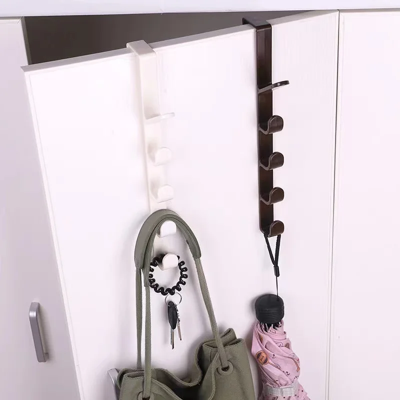 

Cupboard wardrobe door rear hook hole free storage hanger