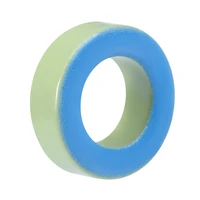 uxcell 1pcs 12 2 x 20 5 x 6 5mm ferrite ring iron powder toroid cores light green blue