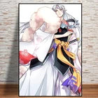 Современный плакат настенное искусство модульные картины HD печать Аниме Inuyasha Seshomaru в скандинавском стиле Картина на холсте гостиная домашний декор