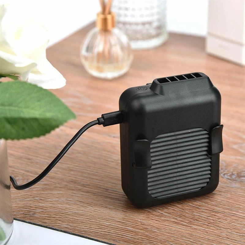 

Mini Portable Fan Waist Clip Fan USB Rechargeable Air Conditioner 6000Mah for Outdoor Working Camping Fishing
