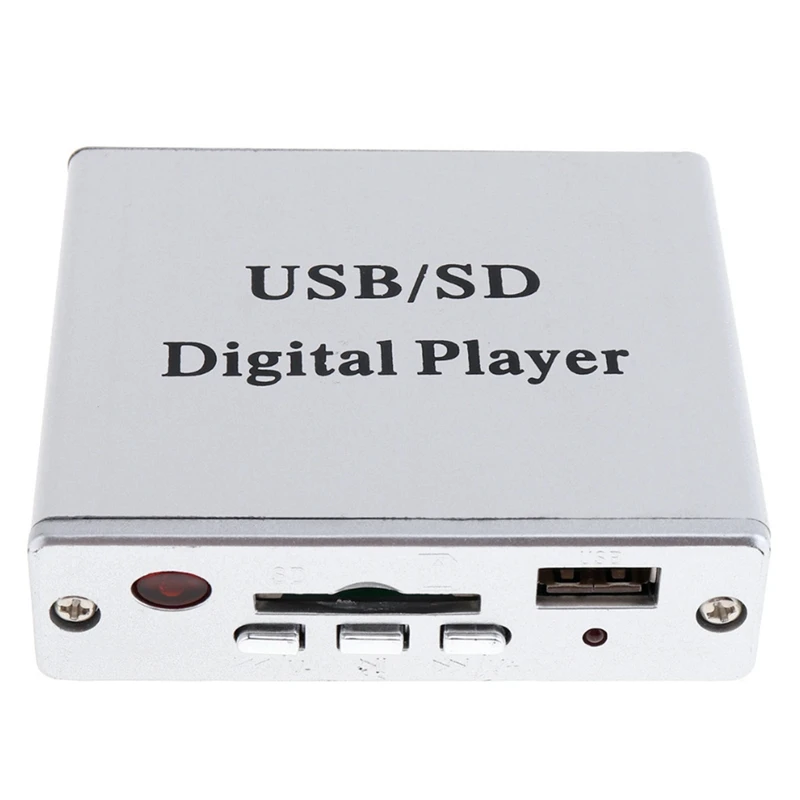 Dc 12V цифровые часы Авто Мощность усилитель Mp3 Аудио Плеер ридер 3 Электронная
