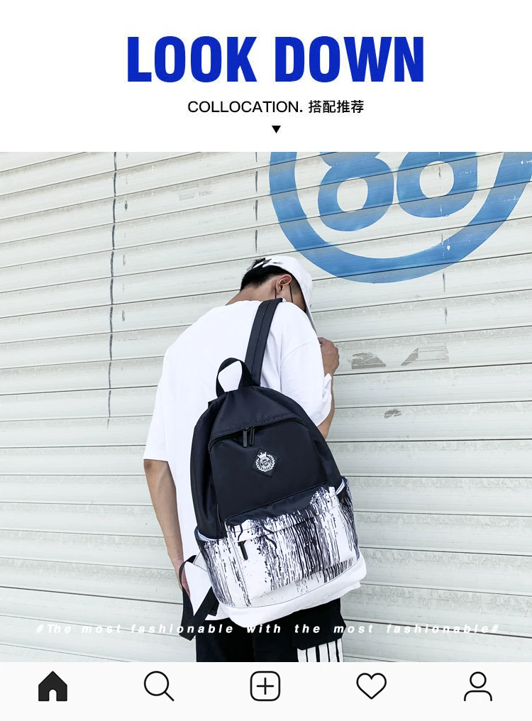 

WZ184 2021 new Large capacity for leisure high-value schoolbag original niche backpack
