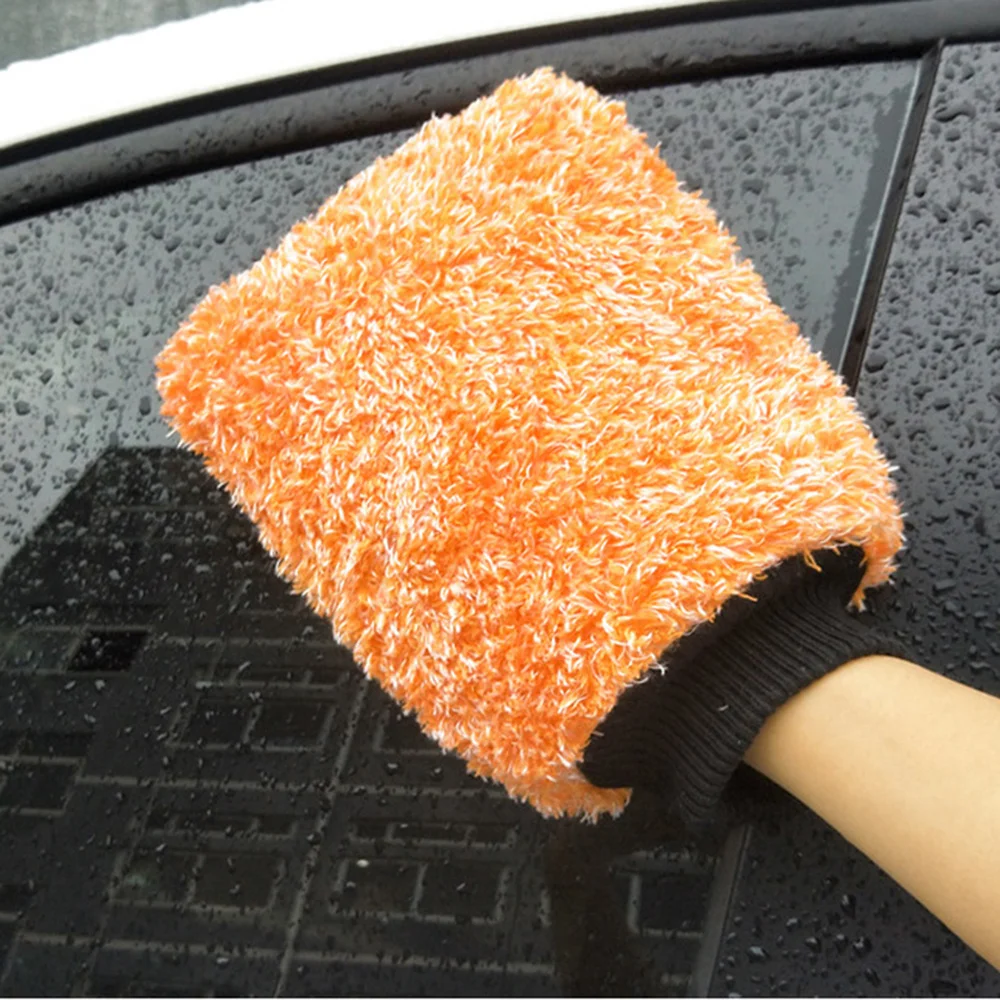 Мягкая перчатка максимальная варежка высокая плотность ткань для автомытья