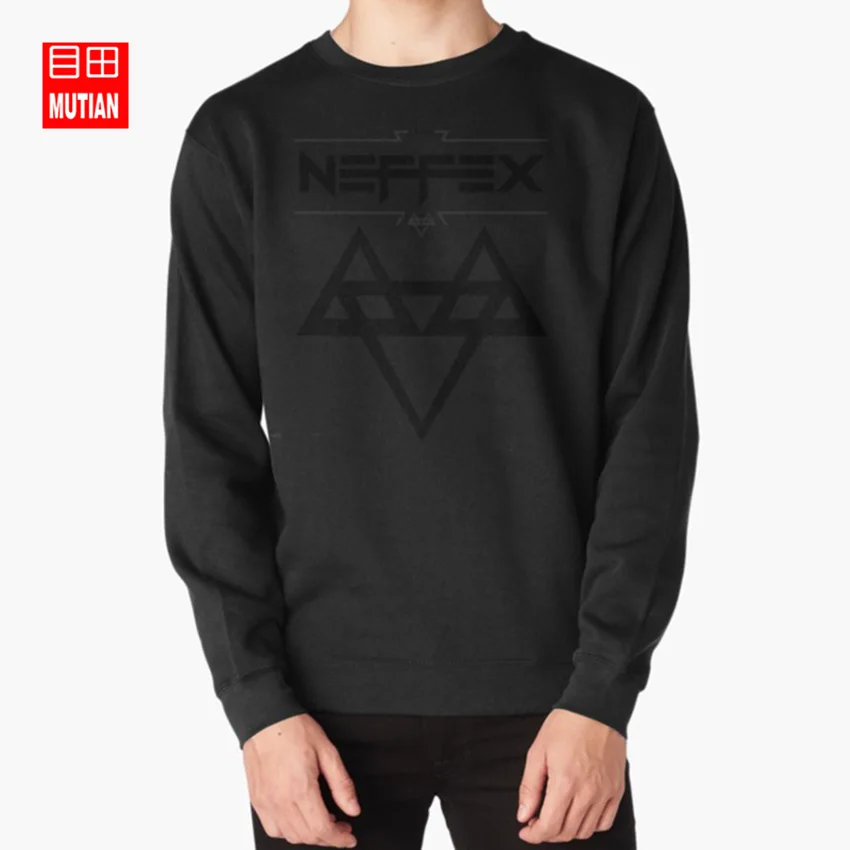 Черные толстовки NEFFEX с логотипом 2 neffex merch band music nation армейский художник