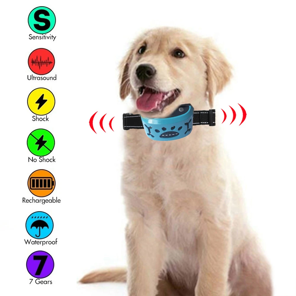 Ошейник для собак антилай без лай с дистанционным управлением электрический