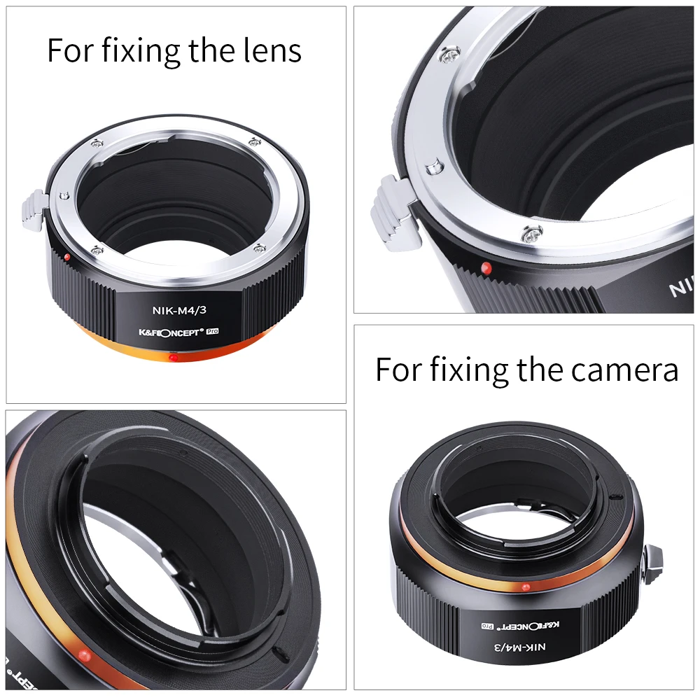 K &amp F Concept адаптер для камеры Nikon AI Крепление объектива к Micro Four Thirds MFT M4/3 с матовым