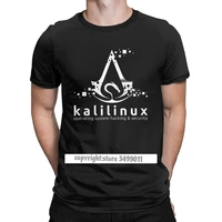 kali linux operating system hacking and security tops t shirt premium cotton backtrack ubuntu mint tees for men camisas