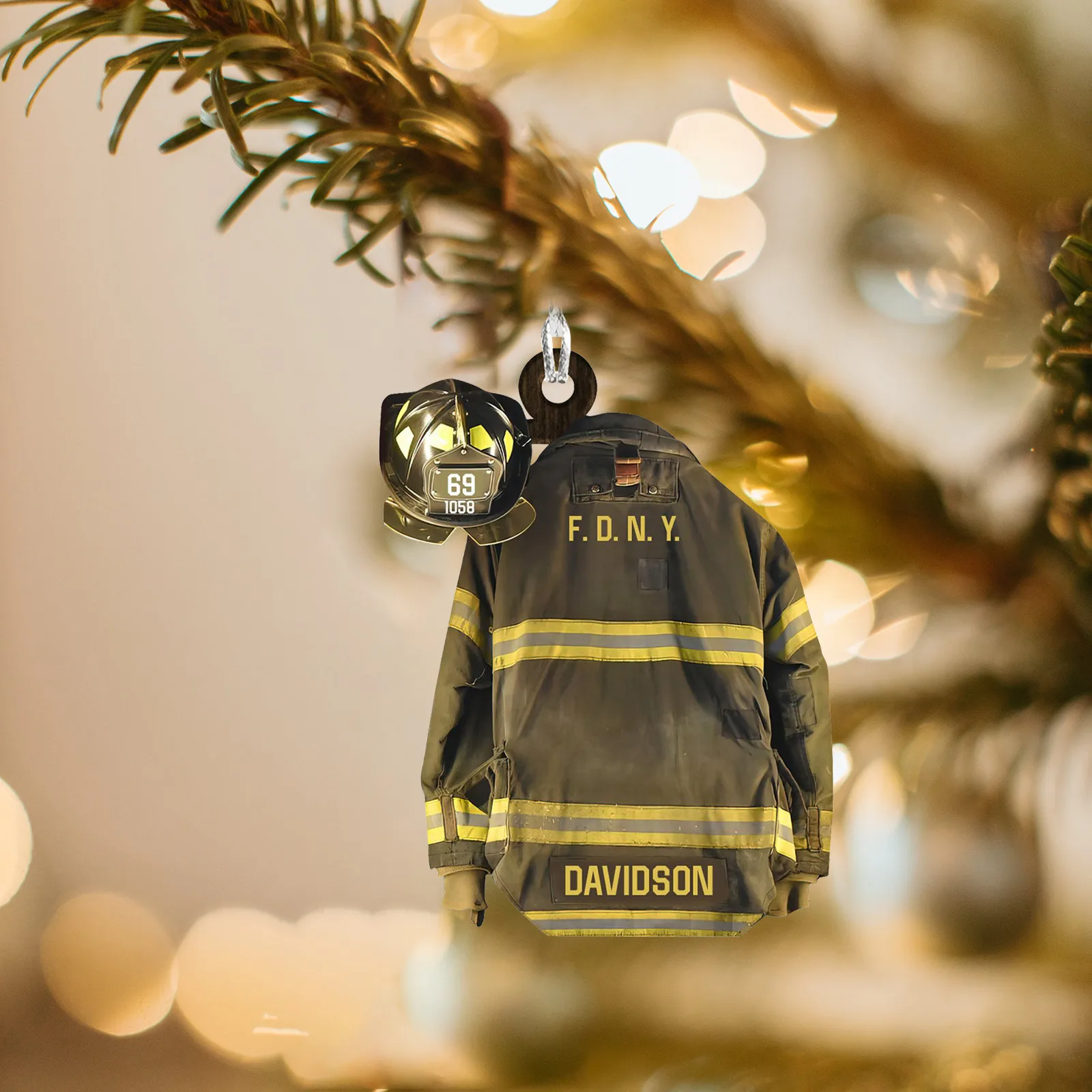 Креативная Подвеска для пальто пожарного автомобиля украшение рождественской