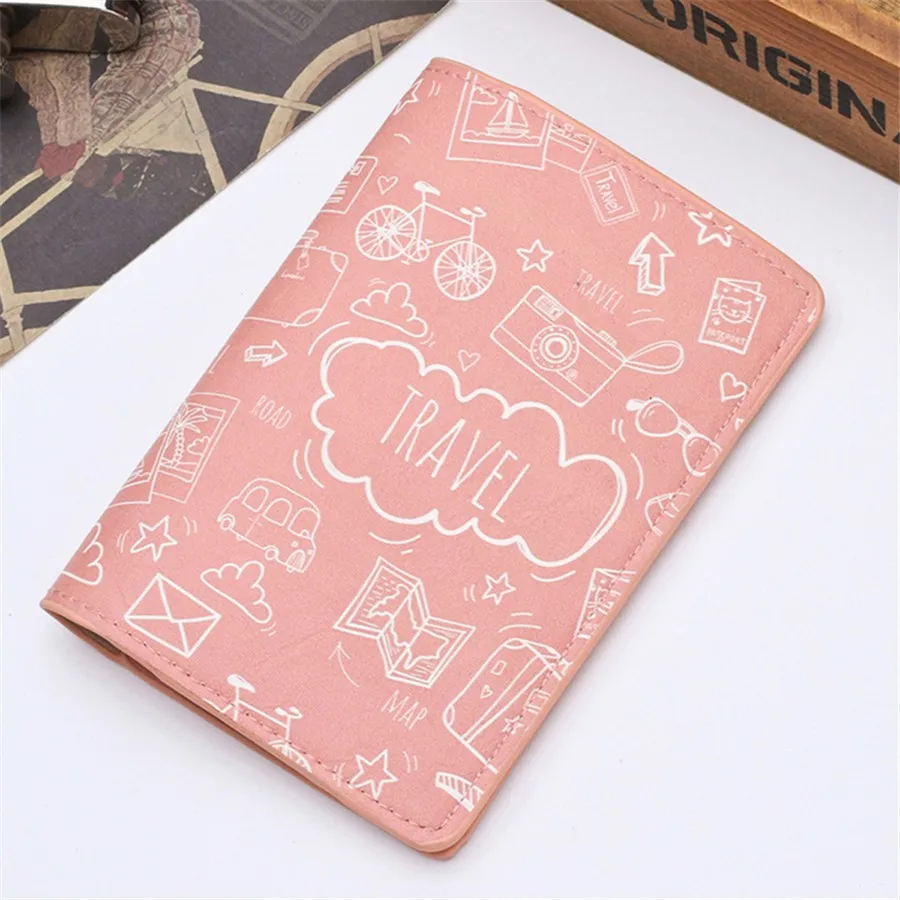 Zoukane New Cover Travel Passport Cover Card Case Women Men Travel Credit Card Holder Travel ID&Document Passport Holder CH02D