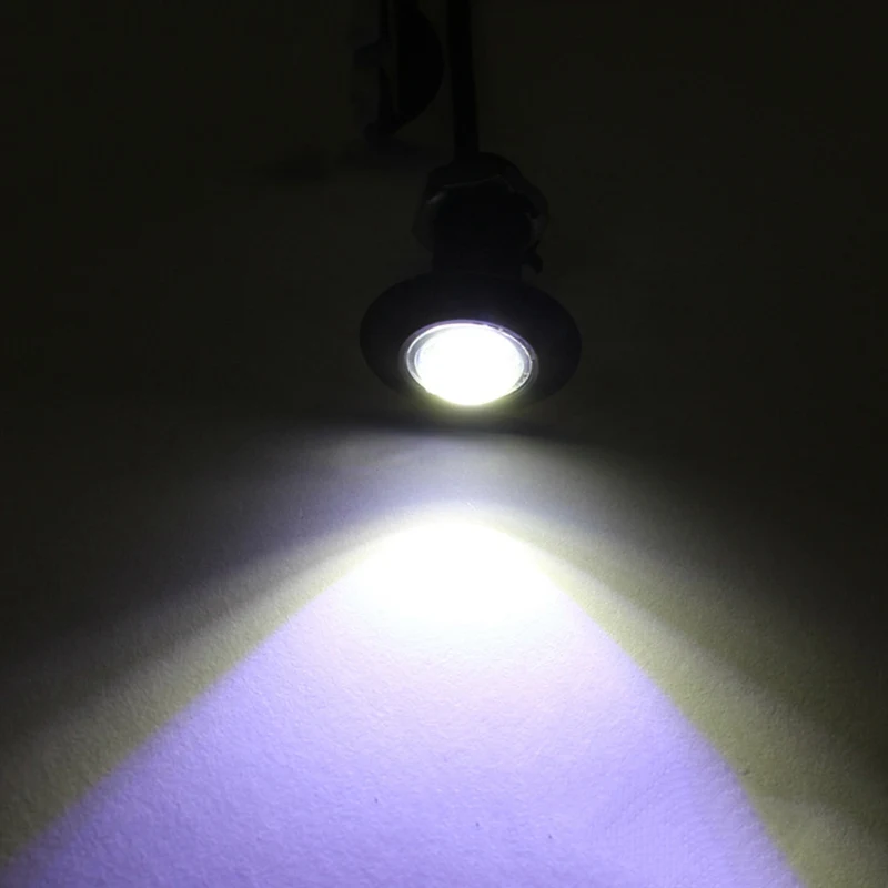 1 Pcs Car LED Eagle Eye Light Ultra Thin DRL Daytime Running 22MM 9W Fog Lamp Waterproof Lights Highlight |