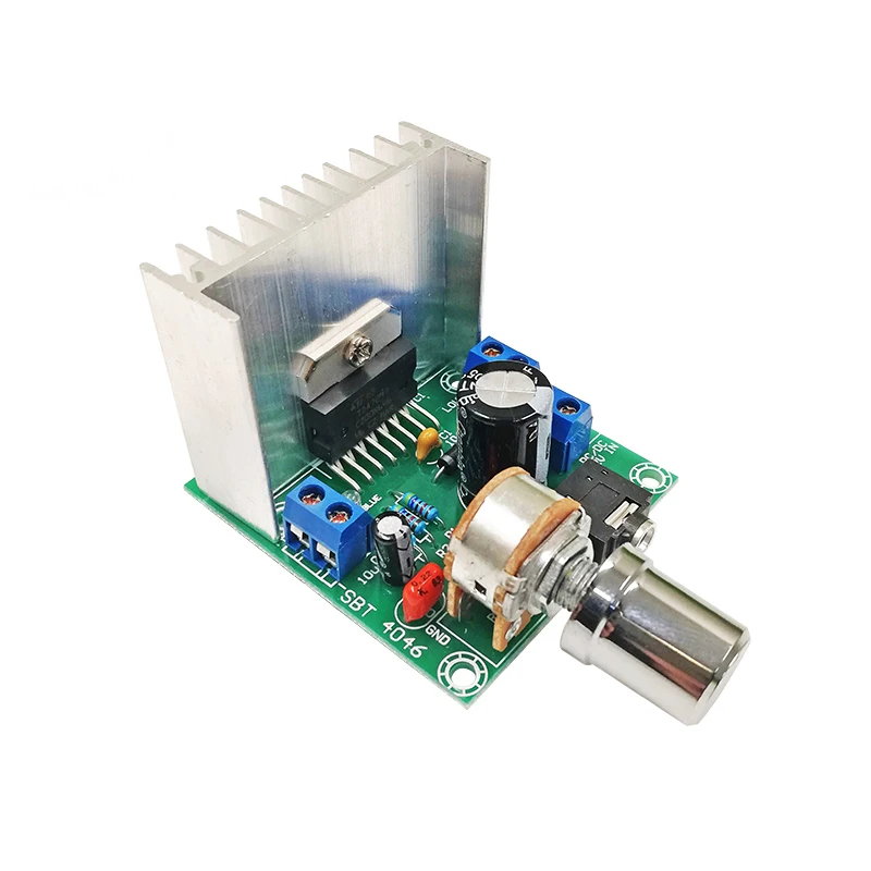 

Digital power amplifier board 2.0 dual channel 15W*2 noise-free car power amplifier board DC12V