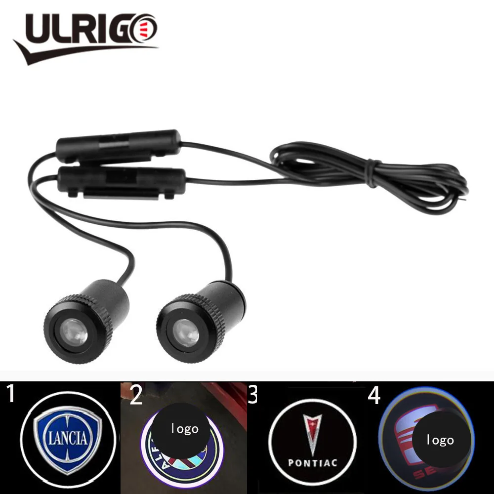 

2 штуки, проектор, лазерный пригласитель для машины, логотип, свет Омбре, призрак для сидения ALFA SEAT GIT PONTAIC