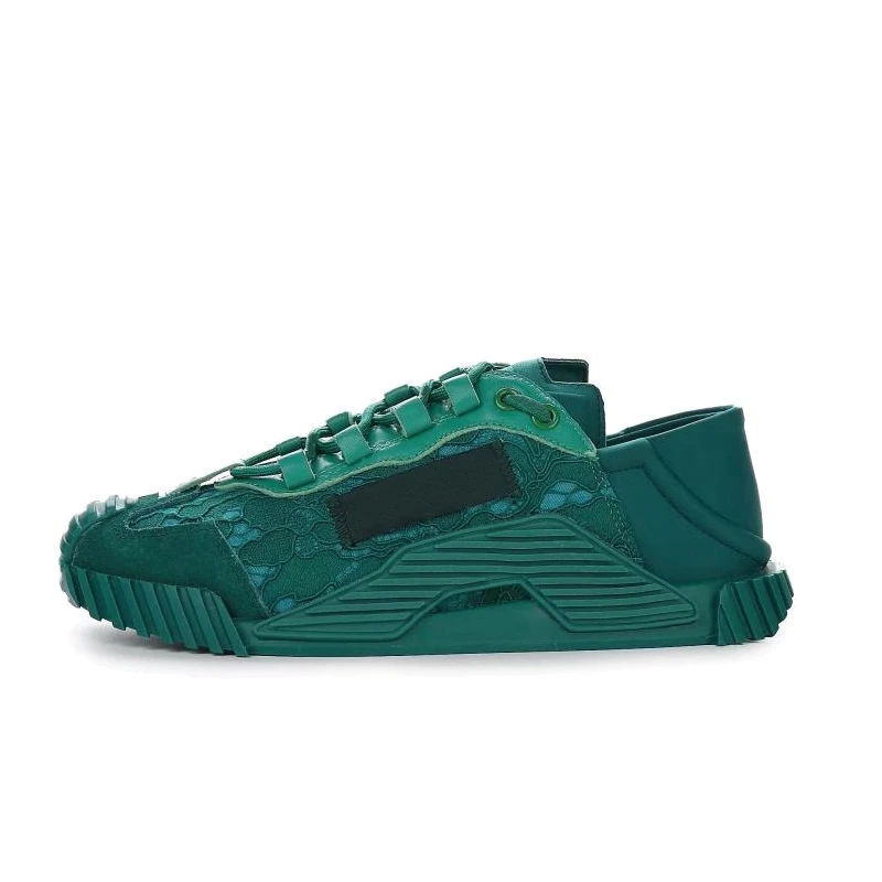 

2021 New Fashion Women's Mixed Colors Lace Printed Rubber Sole Lace Up Comfortable Low Top Flats Trainer Running Sneakers Shoes