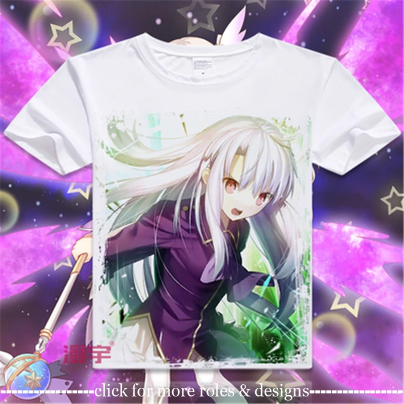 Костюм для косплея Fate kaleid призма илля иллясвела фон эйнзберн футболка с коротким