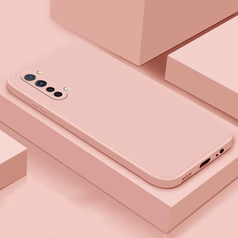 for oppo find x2 lite soft tpu silicone protective square phone casing simple purea colors back cover fundas free global shipping