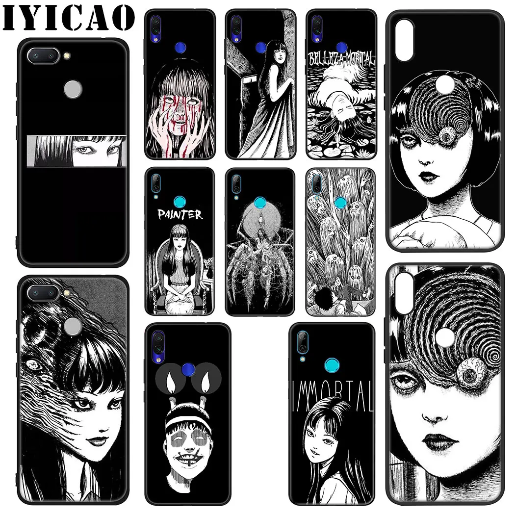 Мягкий силиконовый чехол Junji Ito Tomie для Xiaomi Redmi Note 5 6 7 8 Pro 5A Prime 4 4X из ТПУ|Бамперы| |