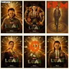 Постер из крафтовой бумаги в стиле ретро с героями сериала Marvel, Локи, СемьЯ, веер, украшение для бара и кафе, A234